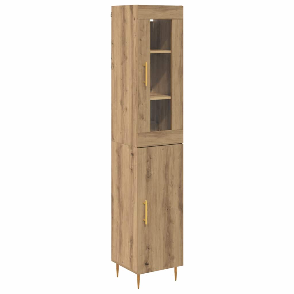 Highboard 2 τμχ. Artisan Oak 34,5 x 34 x 180 εκ.