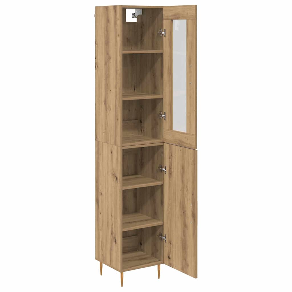 Highboard 2 τμχ. Artisan Oak 34,5 x 34 x 180 εκ.