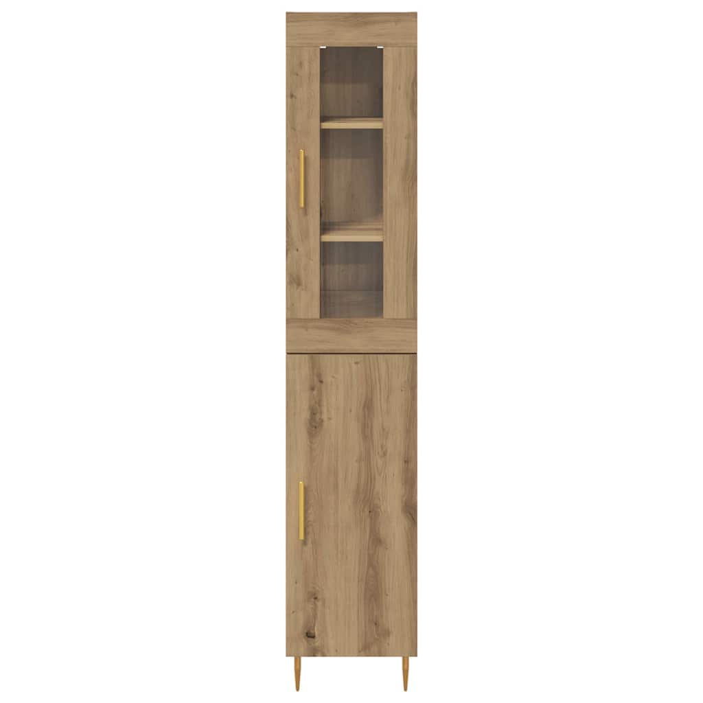 Highboard 2 τμχ. Artisan Oak 34,5 x 34 x 180 εκ.
