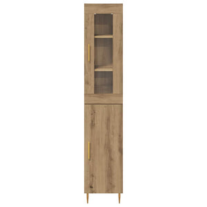 Highboard 2 τμχ. Artisan Oak 34,5 x 34 x 180 εκ.
