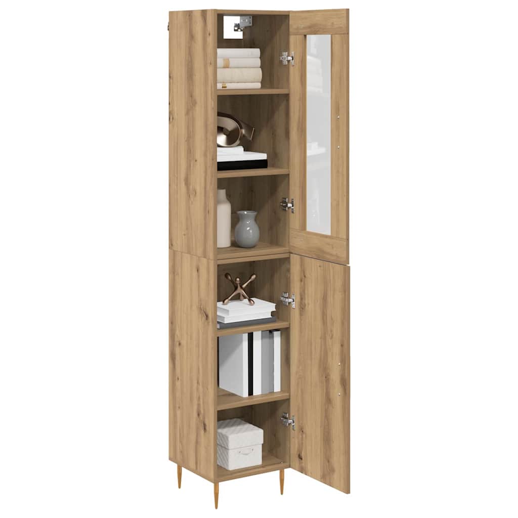 Highboard 2 τμχ. Artisan Oak 34,5 x 34 x 180 εκ.