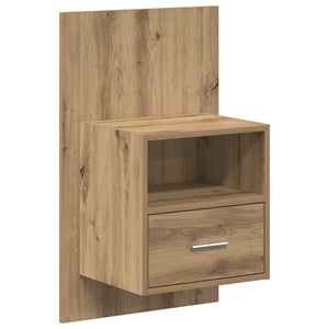Κεφαλή κρεβατιού με κομοδίνο 3 τμχ. Artisan Oak