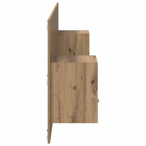 Κεφαλή κρεβατιού με κομοδίνο 3 τμχ. Artisan Oak