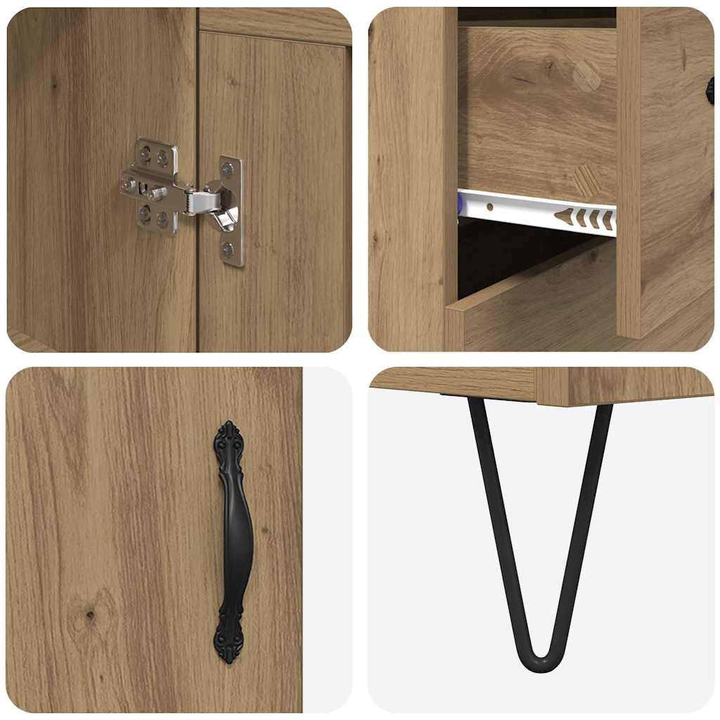 Highboard Artisan Oak 69,5 x 34 x 180 εκ. Επεξεργασμένο ξύλο