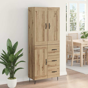 Highboard Artisan Oak 69,5 x 34 x 180 εκ. Επεξεργασμένο Ξύλο