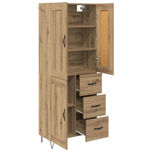 Highboard Artisan Oak 69,5 x 34 x 180 εκ. Επεξεργασμένο Ξύλο