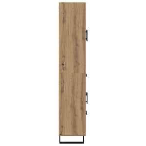 Highboard με συρτάρι 2 pcs Artisan Oak Επεξεργασμένο ξύλο - Pakobazaar