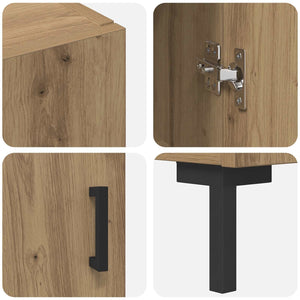 Highboard Artisan Oak 69,5 x 34 x 180 εκ. Επεξεργασμένο Ξύλο