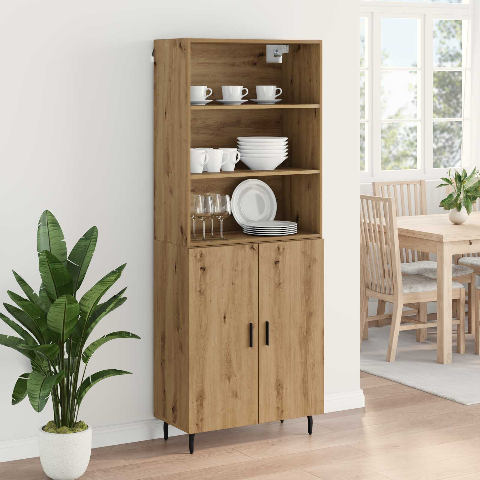 Highboard Artisan Oak 69,5 x 34 x 180 εκ.
