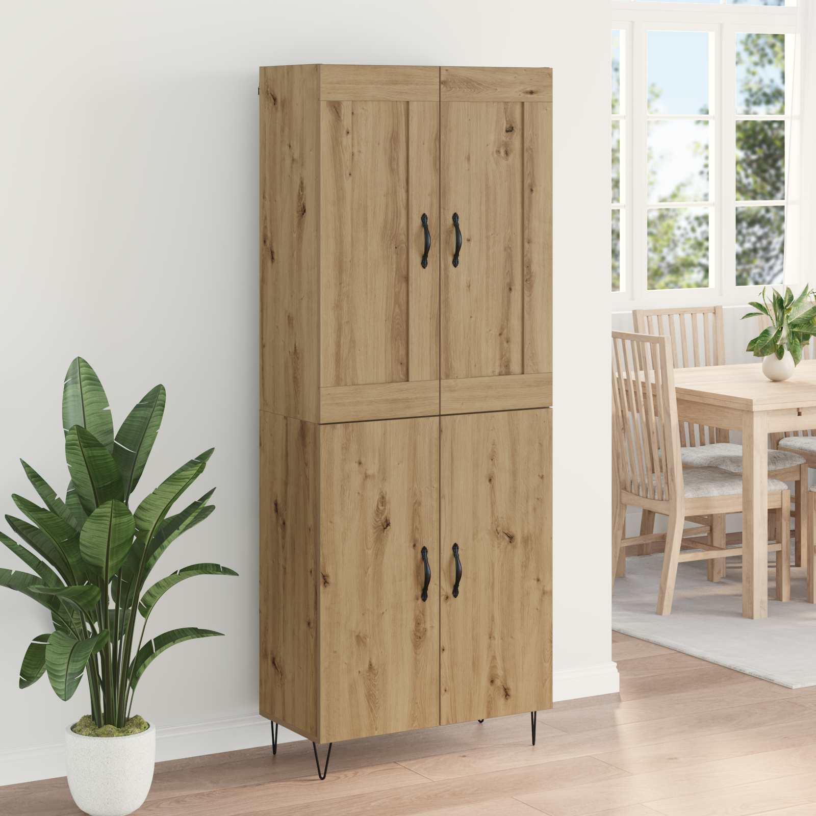Highboard Artisan Oak 69,5 x 34 x 180 εκ. Επεξεργασμένο ξύλο