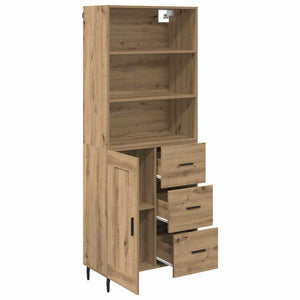 Highboard 2 τμχ. Artisan Oak 69,5 x 32,5 x 180 εκ