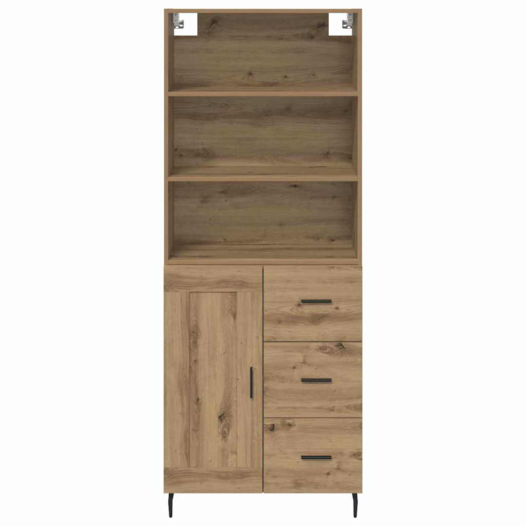 Highboard με συρτάρι Artisan Oak 69,5 x 34 x 180 εκ.