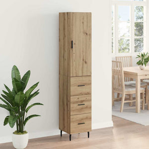Highboard Artisan Oak 34,5 x 34 x 180 εκ. Επεξεργασμένο Ξύλο