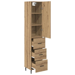 Highboard Artisan Oak 34,5 x 34 x 180 εκ. Επεξεργασμένο Ξύλο