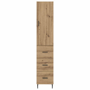 Highboard Artisan Oak 34,5 x 34 x 180 εκ. Επεξεργασμένο Ξύλο