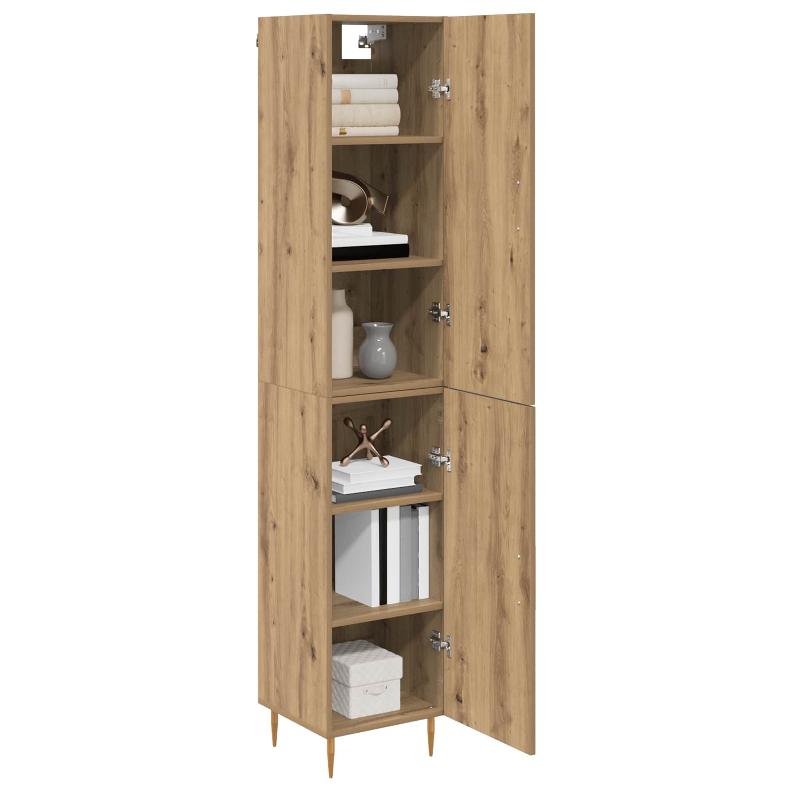 Highboard 2 τμχ. Artisan Oak 34,5 x 34 x 180 εκ.