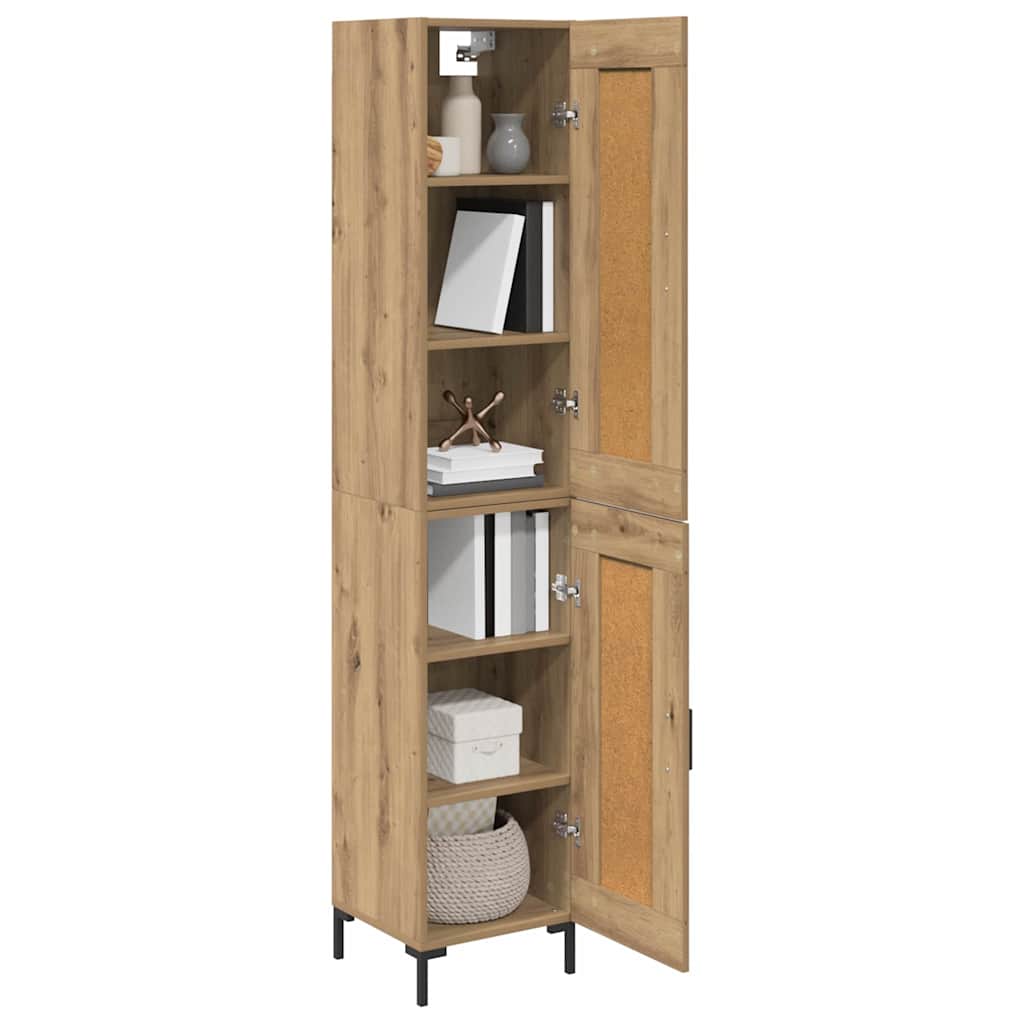 Highboard Artisan Oak 34,5 x 34 x 180 εκ. Επεξεργασμένο ξύλο - Pakobazaar