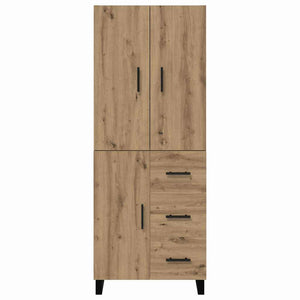 Highboard με συρτάρι 2 pcs Artisan Oak 69,5 x 34 x 180 εκ. - Pakobazaar