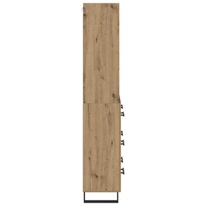 Highboard με συρτάρι 2 pcs Artisan Oak 69,5 x 34 x 180 εκ. - Pakobazaar