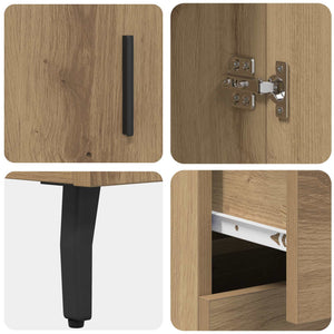 Highboard 2 τμχ. Artisan Oak 69,5 x 34 x 180 εκ.