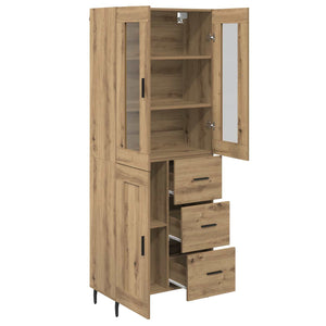 Highboard 2 τμχ. Artisan Oak 69,5 x 34 x 180 εκ.