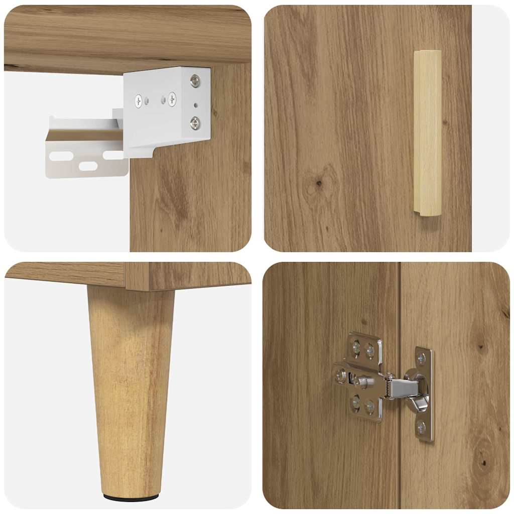 Highboard Artisan Oak 69,5 x 34 x 180 εκ.