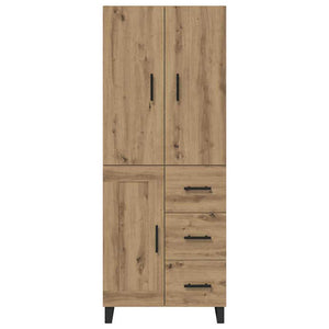Highboard με συρτάρι 2 pcs Artisan Oak 69,5 x 34 x 180 εκ. - Pakobazaar