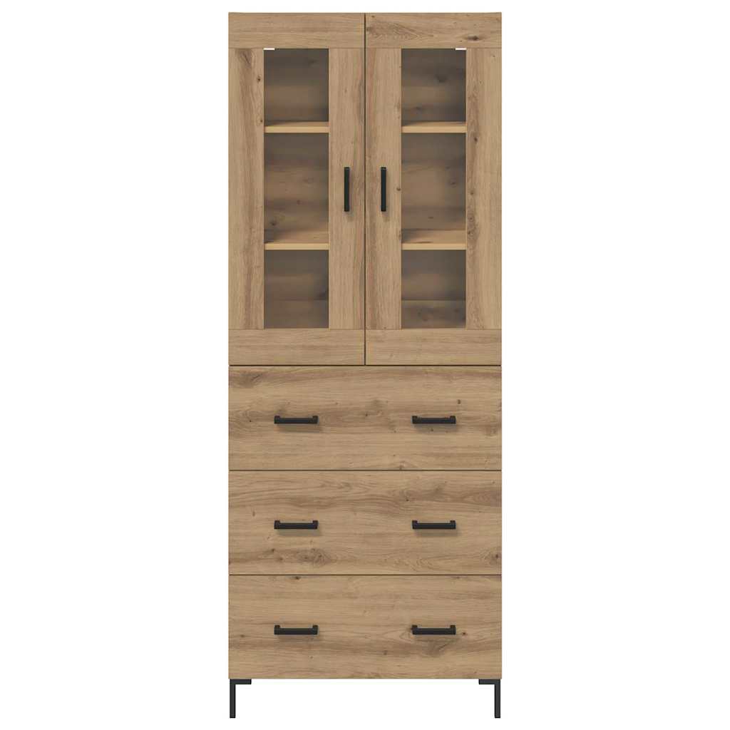 Highboard με συρτάρι 2 pcs Artisan Oak Επεξεργασμένο ξύλο