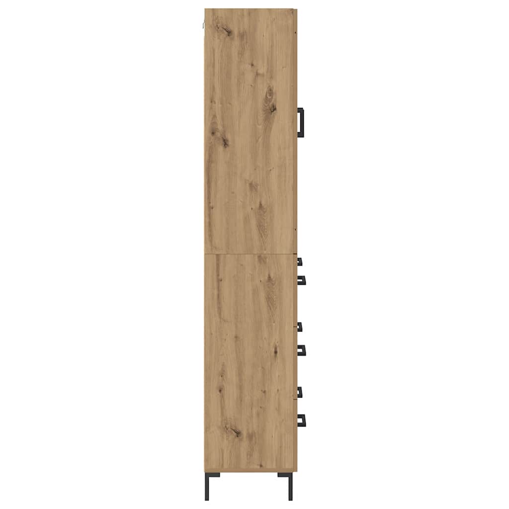Highboard με συρτάρι 2 pcs Artisan Oak Επεξεργασμένο ξύλο