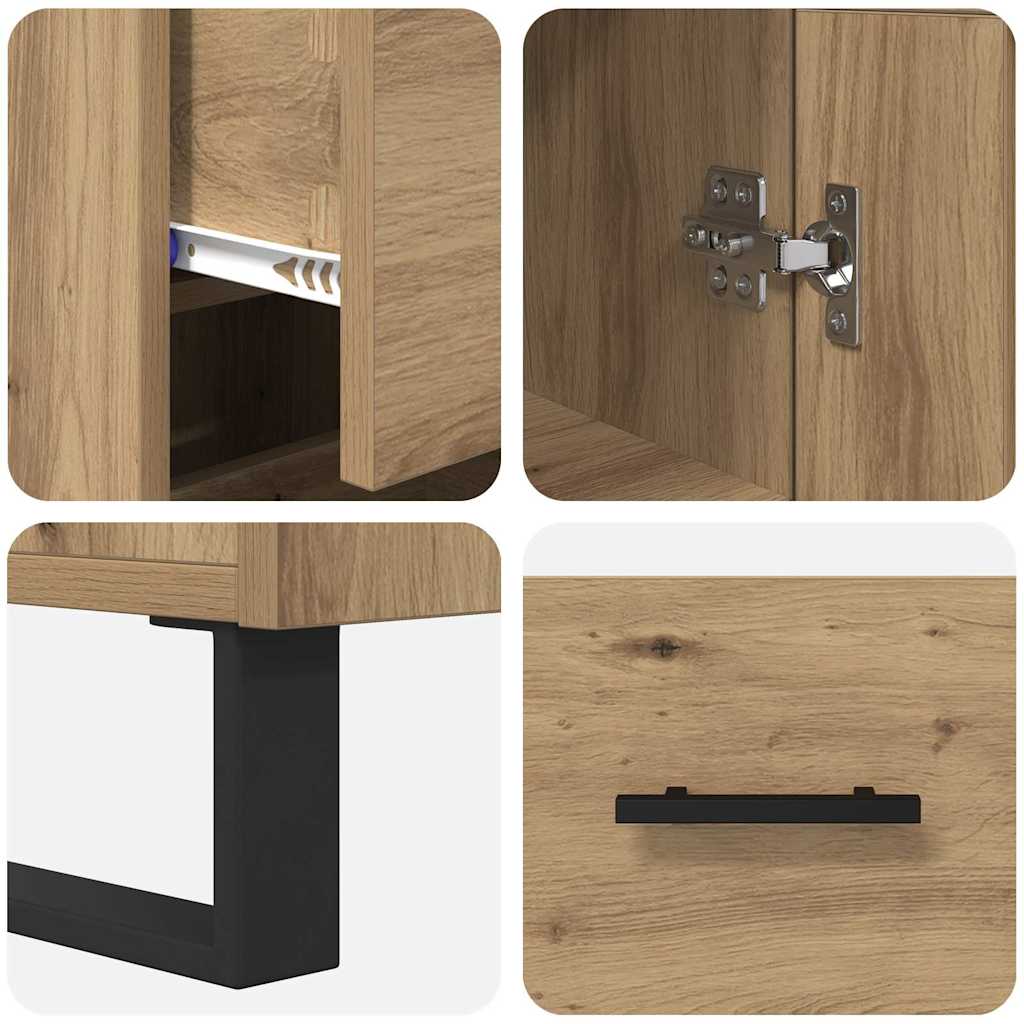 Highboard Artisan Oak 34,5 x 34 x 180 εκ. Επεξεργασμένο ξύλο - Pakobazaar