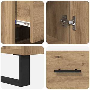Highboard Artisan Oak 34,5 x 34 x 180 εκ. Επεξεργασμένο ξύλο - Pakobazaar