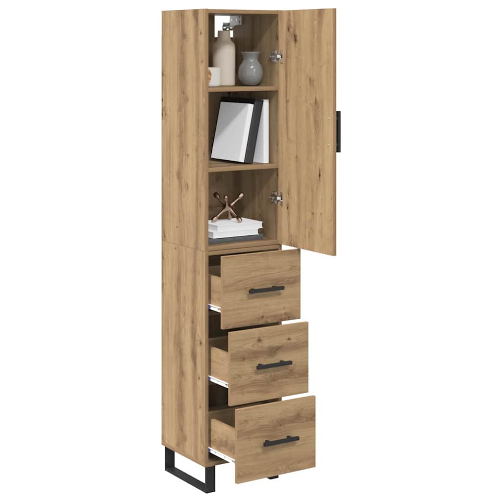 Highboard Artisan Oak 34,5 x 34 x 180 εκ. Επεξεργασμένο ξύλο - Pakobazaar
