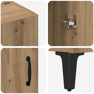 Highboard Artisan Oak 69,5 x 34 x 180 εκ. Επεξεργασμένο ξύλο - Pakobazaar