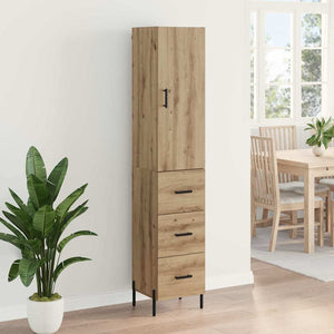 Highboard Artisan Oak 34,5 x 34 x 180 εκ. Επεξεργασμένο Ξύλο