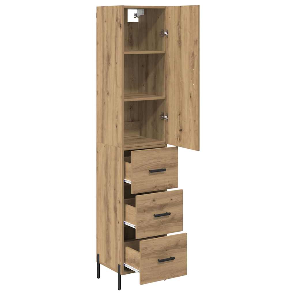 Highboard Artisan Oak 34,5 x 34 x 180 εκ. Επεξεργασμένο ξύλο
