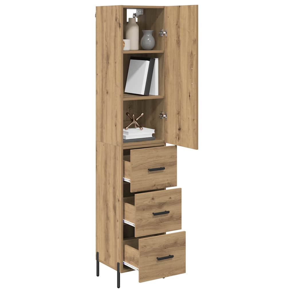 Highboard Artisan Oak 34,5 x 34 x 180 εκ. Επεξεργασμένο ξύλο