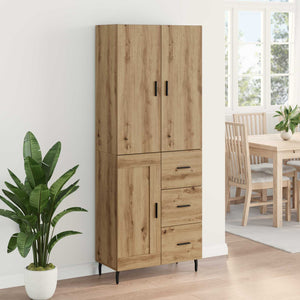 Highboard 2 pcs Artisan Oak 69,5 x 34 x 180 εκ. - Pakobazaar