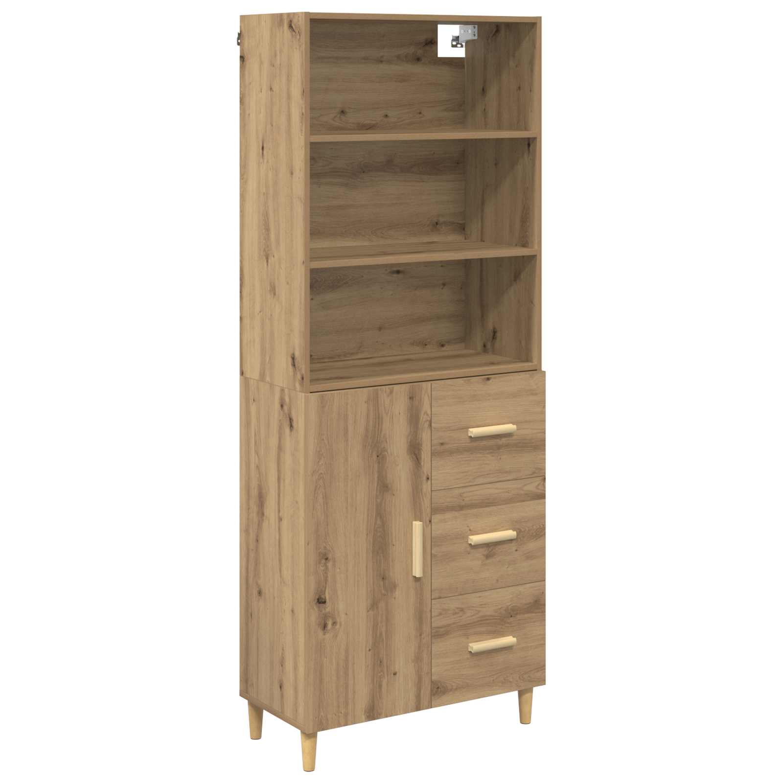 Highboard Artisan Oak 69,5 x 32,5 x 180 εκ Επεξεργασμένο ξύλο