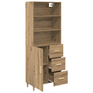 Highboard Artisan Oak 69,5 x 32,5 x 180 εκ Επεξεργασμένο Ξύλο