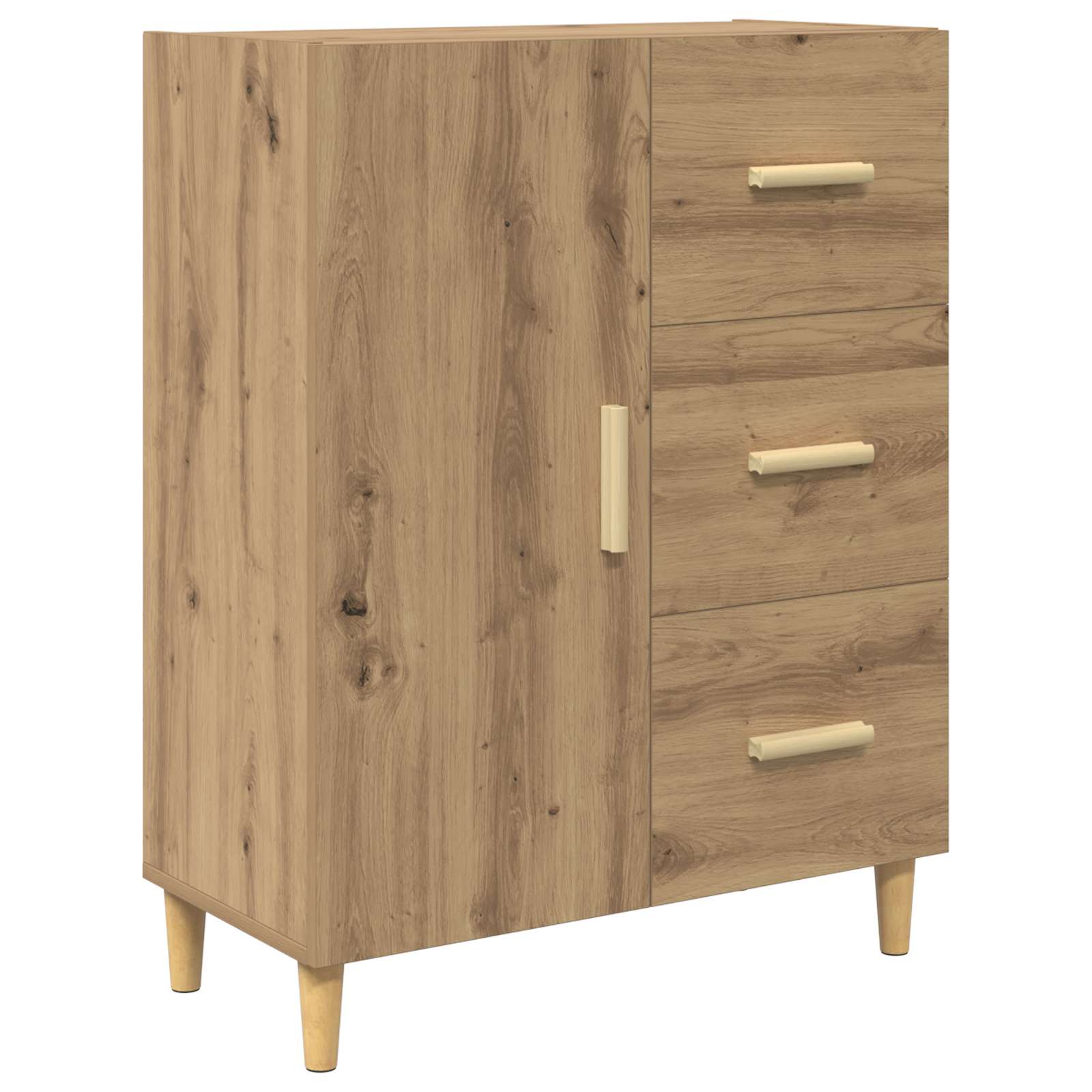 Highboard Artisan Oak 69,5 x 32,5 x 180 εκ Επεξεργασμένο ξύλο