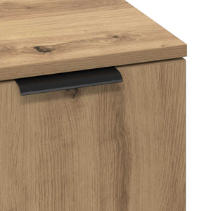 Πλαϊνό γραφείο με συρτάρι 3 pcs Artisan Oak Επεξεργασμένο ξύλο - Pakobazaar