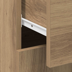 Πλαϊνό γραφείο με συρτάρι 3 pcs Artisan Oak Επεξεργασμένο ξύλο - Pakobazaar