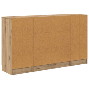 Πλαϊνό γραφείο με συρτάρι 3 pcs Artisan Oak Επεξεργασμένο ξύλο - Pakobazaar