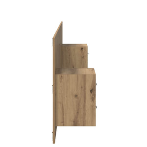 Κεφαλή κρεβατιού με κομοδίνο με συρτάρι 3 pcs Artisan Oak - Pakobazaar