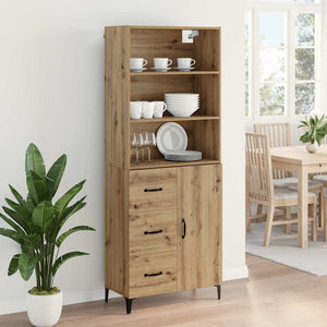 Highboard Artisan Oak 69,5 x 34 x 180 εκ. Επεξεργασμένο Ξύλο