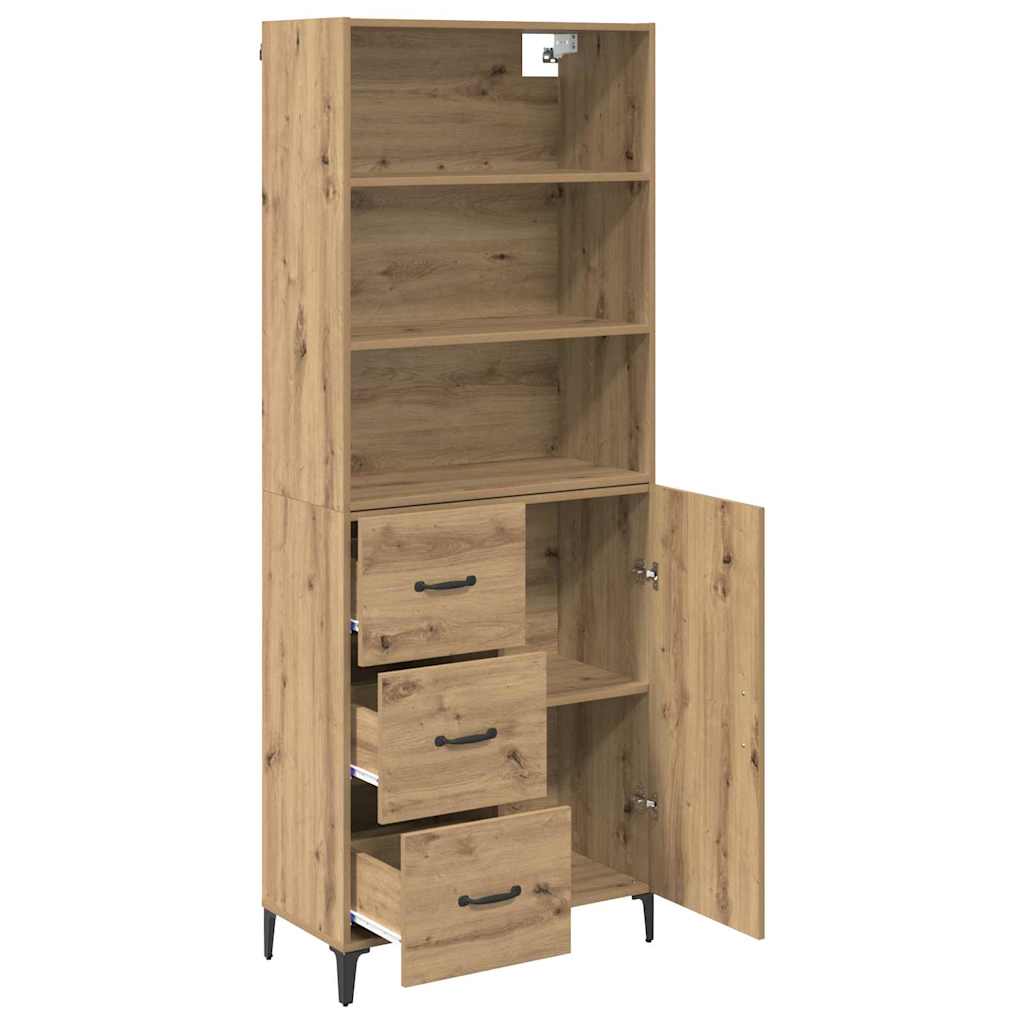 Highboard Artisan Oak 69,5 x 34 x 180 εκ. Επεξεργασμένο ξύλο