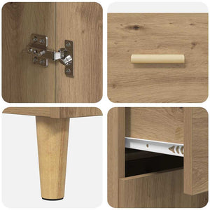 Highboard Artisan Oak 69,5 x 34 x 180 εκ. Επεξεργασμένο Ξύλο