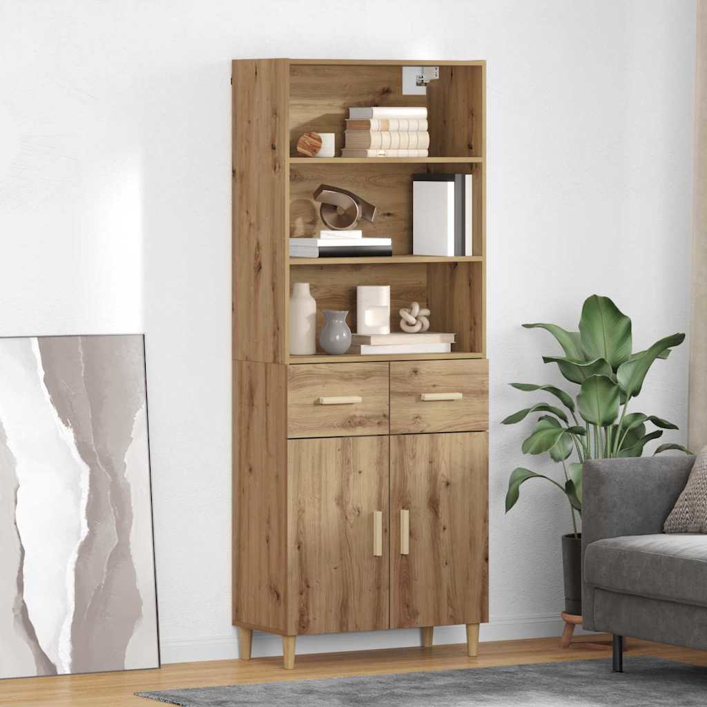 Highboard Artisan Oak 69,5 x 34 x 180 εκ. Επεξεργασμένο ξύλο
