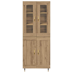 Highboard 2 τμχ. Artisan Oak 69,5 x 34 x 180 εκ. - Pakobazaar