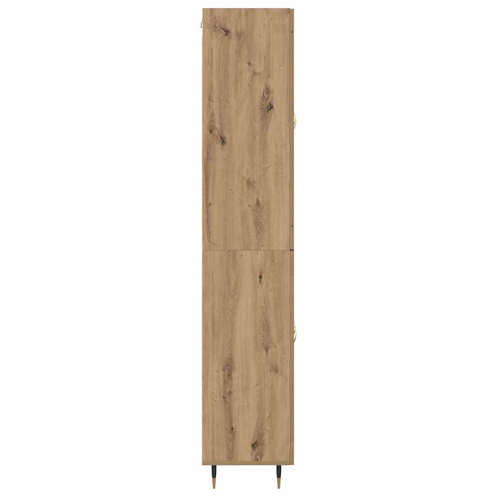 Highboard 2 pcs Artisan Oak Επεξεργασμένο ξύλο - Pakobazaar